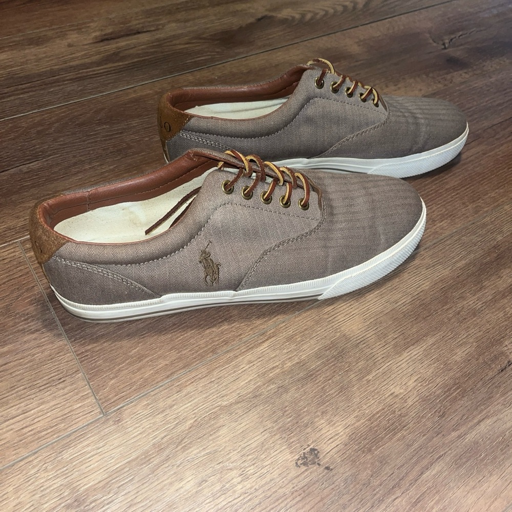 Polo Ralph Lauren Vaughn Khaki Sneakers - Mens 12D